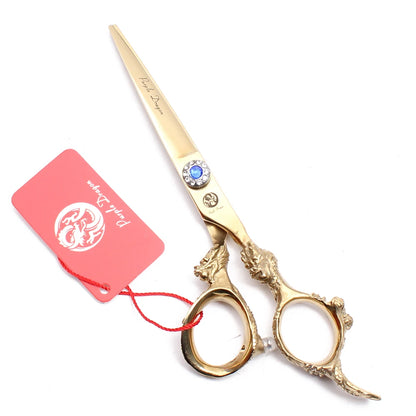 Hair Scissors 5.5" 6.0" 440C Purple Dragon Hairdressing Scissors Cutting Shears Hair Thinning Shears Professional Scissors Z9004