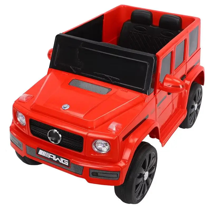 12V 10A Four Drive Electric Car Toy for Kids Remote Control Off-Road Baby Ride Plastic Vehicle for Outdoor Usage EVA Wheels New