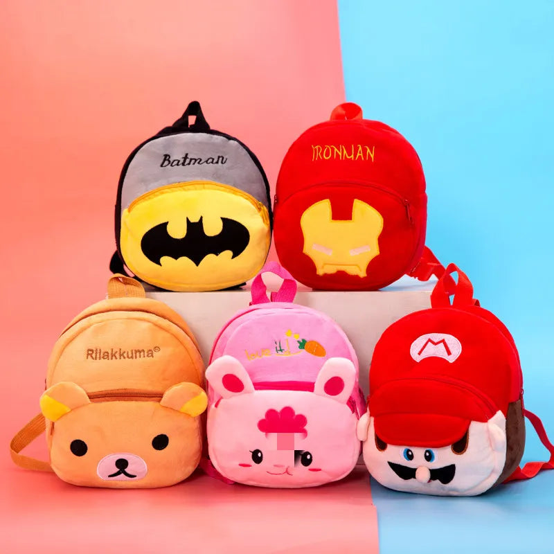 Plush Gift Child Schoolbag Strolling Kindergarten Children Boys Cartoon Bags Kids Cute Backpack Girls School Bag Kid Backpack