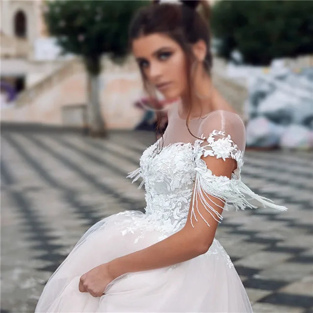 2023 Bridal Gowns Wedding  Abaya Dubai Bridal Muslim Dresses Traditional Wedding Dresses Boho Wedding Dress Bridal Gowns