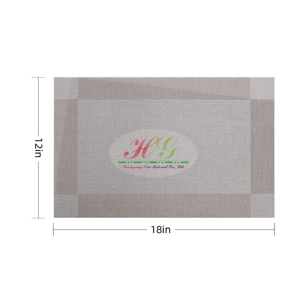 HuanGang Factory Manufacture  Strip Placemat Kitchen Necessary Beautiful Pattern