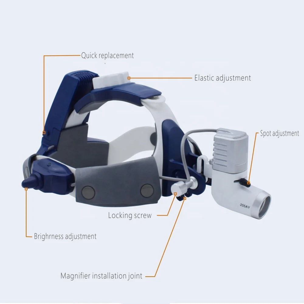 Professional Medical Surgical Examination Lamp 5W LED Dental ENT Pet Veterinary Clinic Wireless Integrated Headlight Electric