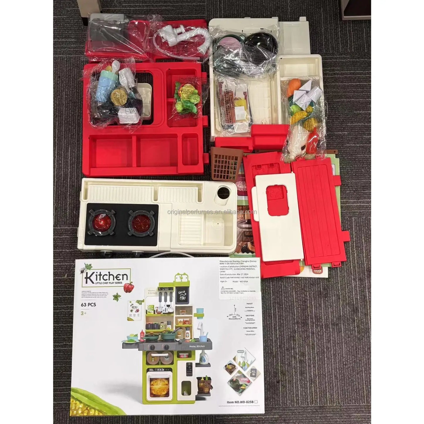 US Stock 3-7 Days Delivery Supports Dropshipping Little Chef Play Series Mini Play Kitchen Kids Toys for Children Hot Selling