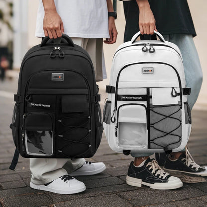 18 Inches Big Capacity School Bags Mochilas Escolares Teen Backpack for Boys Girls High School Students Backpack to School