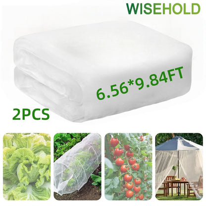 Garden Netting, Plant Covers Net Ultra Fine Mesh Protection Netting for Greenhouse Row Cover Raised Bed Barrier