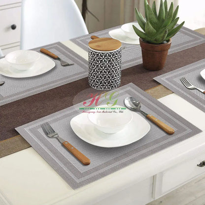 HuanGang Factory Manufacture  Strip Placemat Kitchen Necessary Beautiful Pattern