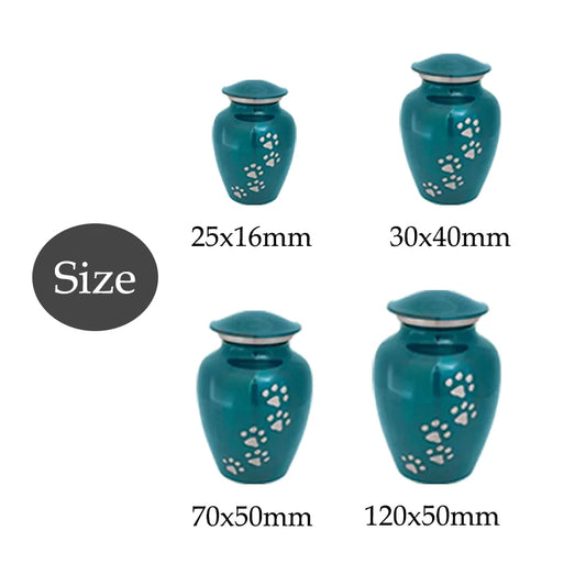 Eternal Harmony Large Pet Urns for Dogs with Secure Seal, Velvet Bag & Anti-Slip Felt Bottom, Animal Urn for Dog Ashes Cat Ashes