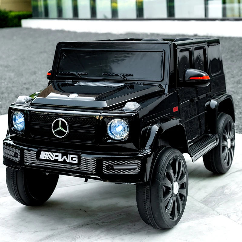 12V 10A Four Drive Electric Car Toy for Kids Remote Control Off-Road Baby Ride Plastic Vehicle for Outdoor Usage EVA Wheels New