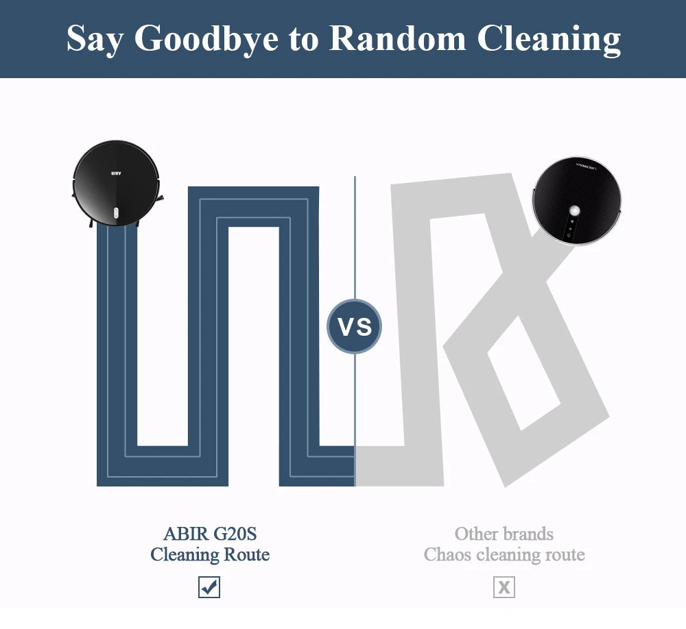 Robot Vacuum Cleaner G20S, 6000Pa Suction,Remote Upgrade, 2 in1 Wet Dry Mop, Wifi App, Smart Vaccum Auto Floor Washing for Home,