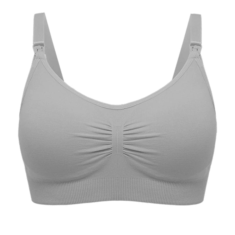 plus Size Seamless Nursing Bra for Women Breathable Maternity Push up Front Closure Underwear Adjustable Straps Wire-Free