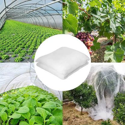Garden Netting, Plant Covers Net Ultra Fine Mesh Protection Netting for Greenhouse Row Cover Raised Bed Barrier
