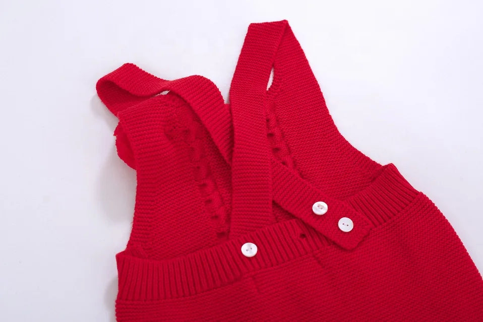 new Pettigirl Red Color Baby Popular Romper Popular Romper Baby Two-pieces Set for 6M-3Y Boys and Girls 1BAG=1PCS