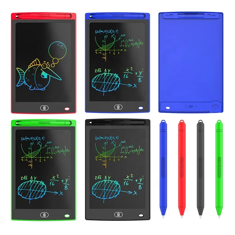 Colorful LCD Writing Tablet 12" Inch Electronic Magic Board Digital Slate for Children Drawing Board Toy Kids
