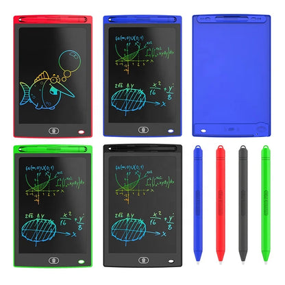 Colorful LCD Writing Tablet 12" Inch Electronic Magic Board Digital Slate for Children Drawing Board Toy Kids