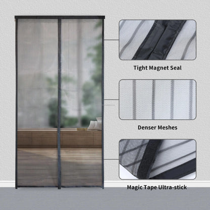Easy Install Manufacturer Wholesale Magnetic Soft Screen Door Curtain Good Quality Door Anti Mosquito