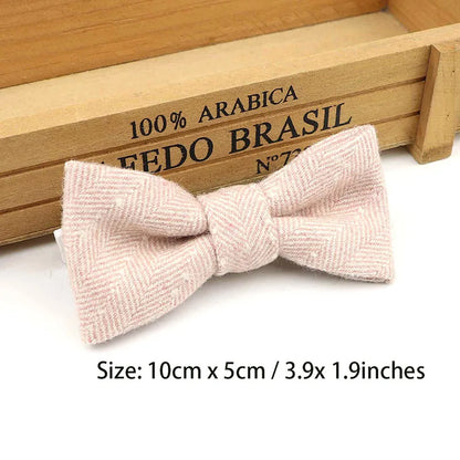 Children Wool Bow Tie Baby Boys Butterfly Skinny Bowtie Single Layer Child Bowties Gravatas Borboleta Collar Kids Ties