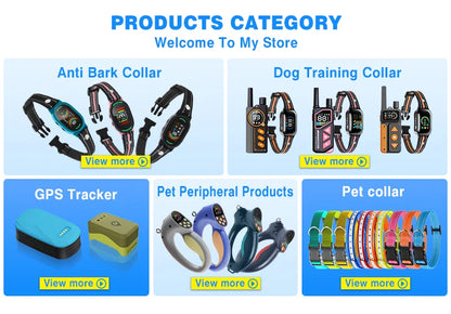 Hot Pet Training Collar Long Range Remote Control Pet Electric Shock Vibrate Behavior Dog Collar