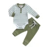 Hot Selling Drop Shipping Baby Romper Two Pieces Baby Set Wholesale New Born Baby Wear