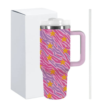 40oz 3D Printed Vacuum Flask Bottle Big Capacity for Travel Business Christmas Gifts Flex Cover Great for Keeping Cold US