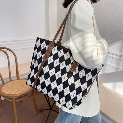 MLingge Texture Large Capacity Girl 2022 New Women's Bag Shoulder Underarm Tote Bag