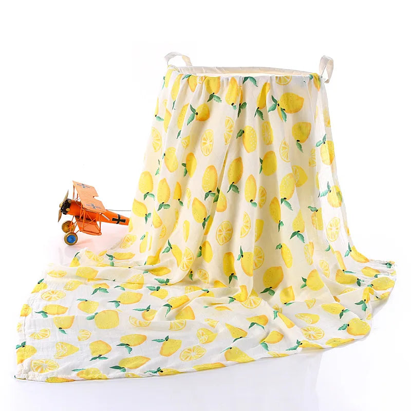 Low Price in Stock 2 Layer Bamboo Cotton Baby Muslin Dream Blanket 47*47 High Quality 100% Cotton Swaddle Muslin Blanket