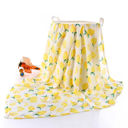 Low Price in Stock 2 Layer Bamboo Cotton Baby Muslin Dream Blanket 47*47 High Quality 100% Cotton Swaddle Muslin Blanket