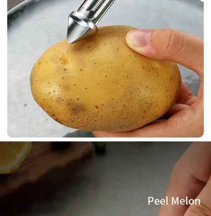Konco Fruit and Vegetable Peeler,Kitchen Accessories,Alloy Sharp Peeler Potato Carrot Grater Peeler Kitchen Gadget
