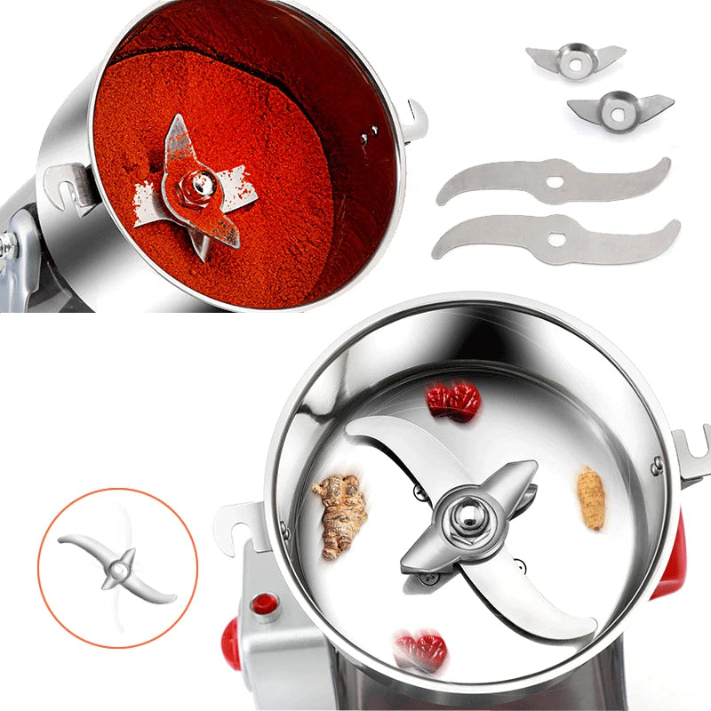 BioloMix 800g 700g Grains Spices Herbals Cereals Coffee Dry Food Grinder Mill Grinding Machine Gristmill Flour Powder crusher