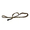 High Quality Adjustable Nylon Tactical Dog Pet Training Bungee Leash Solid Pattern with Scarf Decoration for Large Medium Dogs