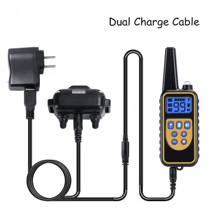 Waterproof 800m Electric Pet Training & Behavior Products Bark Collars Remote Control Rechargeable