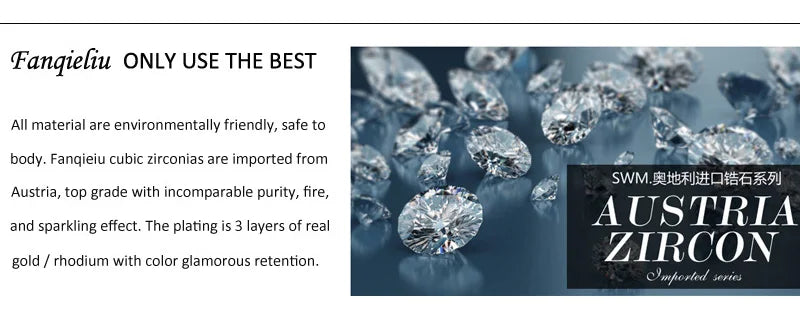 Fanqieliu Stamp 925 Silver Needle CZ Zircon Cross Hoop Earrings For Woman New Jewelry Girl Gift Trendy FQL21473