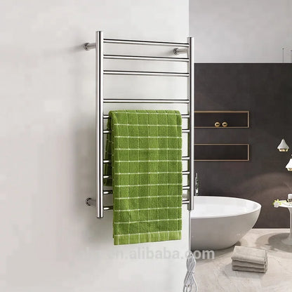 Hot Sale Europe Design Wall Mounted Towel Warmer Stainless Steel Radiator Towel Rail Round Rack