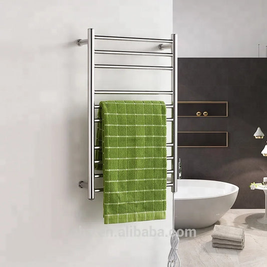 Hot Sale Europe Design Wall Mounted Towel Warmer Stainless Steel Radiator Towel Rail Round Rack