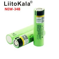LiitoKala Original NCR18650B 34B 3,7V 18650 3400mAh wiederaufladbarer Lithium-Akku für Taschenlampen
