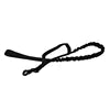 High Quality Adjustable Nylon Tactical Dog Pet Training Bungee Leash Solid Pattern with Scarf Decoration for Large Medium Dogs