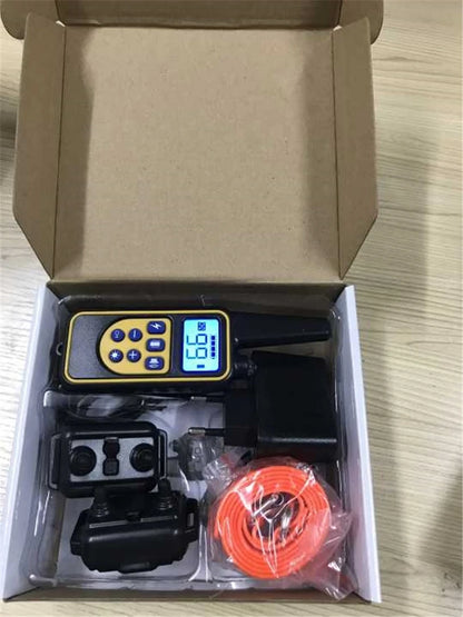 Waterproof 800m Electric Pet Training & Behavior Products Bark Collars Remote Control Rechargeable