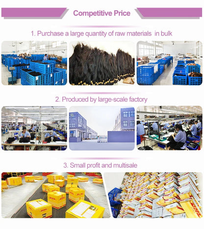 Hochwertige, unbehandelte indische Echthaar-Bundles von Top-Anbietern – Echthaar-Extensions mit intakter Schuppenschicht.