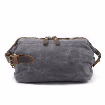 MUCHUAN 2303 Waxed Canvas Leather Backpacks for Men Wholesale Roll Top Hiking Camping Rucksack Knapsack Bags