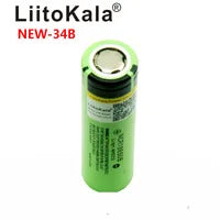 LiitoKala Original NCR18650B 34B 3,7V 18650 3400mAh wiederaufladbarer Lithium-Akku für Taschenlampen