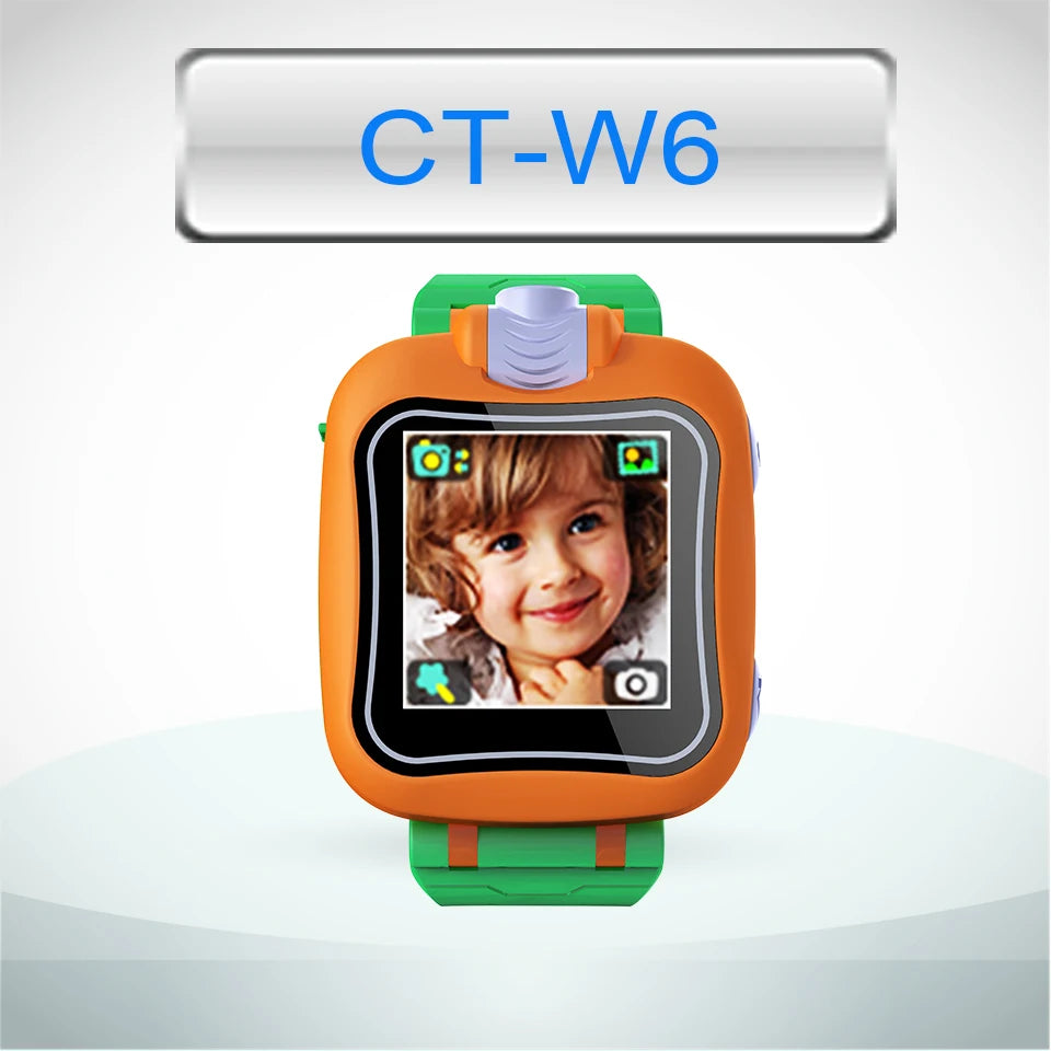 Smartwatch Kids Selfie Cam HD 90 Degree, Take Photos and Videos, 2.0USB Port, Built-in Educational Games