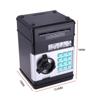 Electronic Piggy Bank Safe Money Box for Children Digital Coins Cash Saving Safe Deposit ATM Machine Birthday Gift for Kids