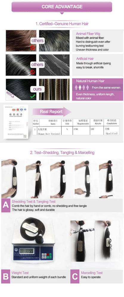 Hochwertige, unbehandelte indische Echthaar-Bundles von Top-Anbietern – Echthaar-Extensions mit intakter Schuppenschicht.