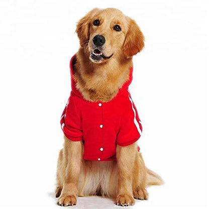 Pet Apparel Supplier Pure Sportswear Medium Large Dog Wholesale Costume Coat Pet Clothes