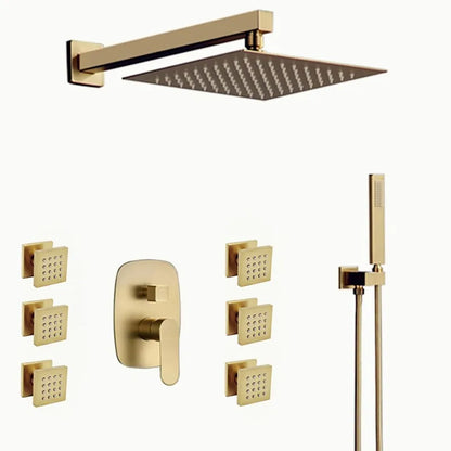 Gun Grey Bathroom Hardware Towel Bar Set Stainless Steel Bathroom Accessories Set