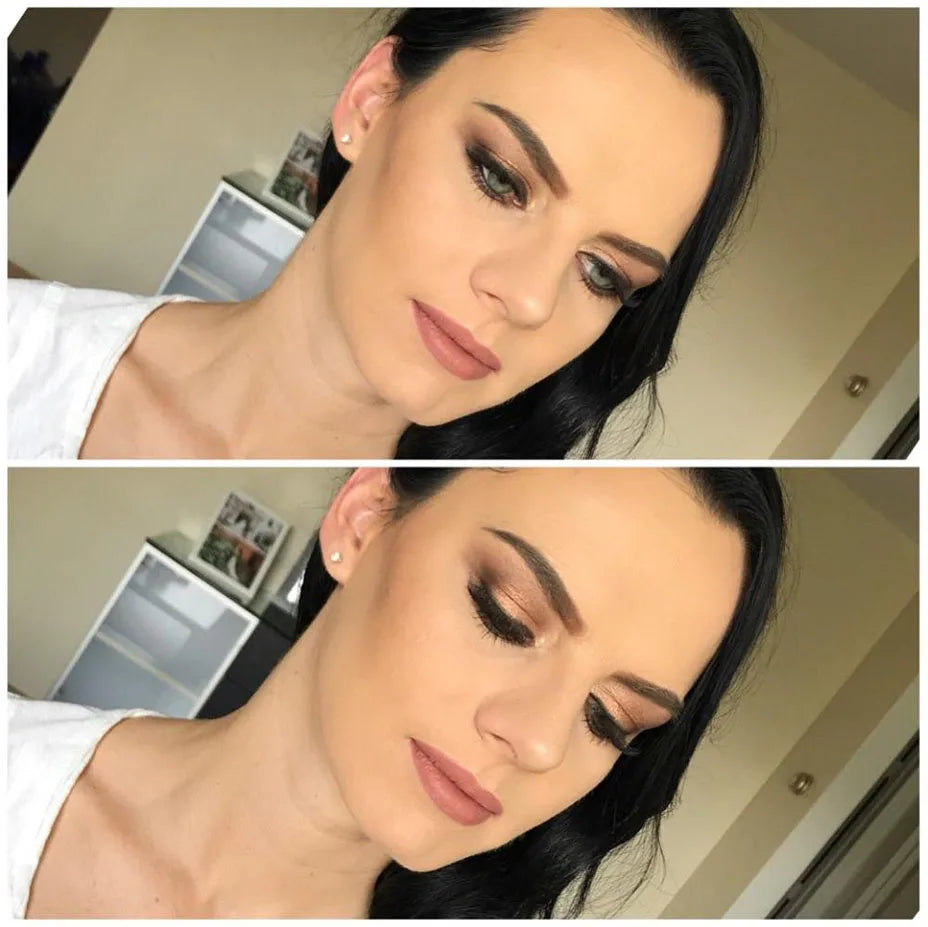 Kimcci Natural Fake Eye Lashes 60pcs 8/10/12/14mm Makeup Individual Cluster Eye Lashes Grafting Fake False Eyelashes Faux Cilias