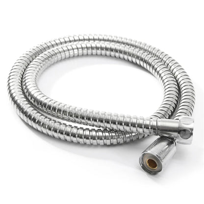 High Quality Grey 1.5m/ 2m /3m G1/2 Inch Flexible Shower Hose Stainless Steel Chrome Bathroom Water Head Shower Extension Pipe