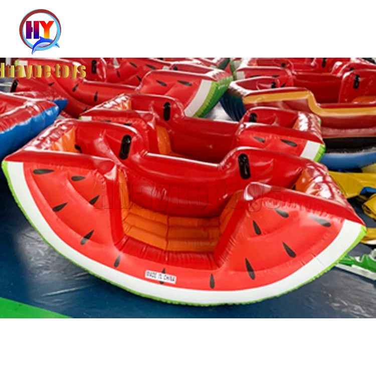 Wholesale Kids Playing Fun Toy Watermelon Inflatable Sport Games Viking Seesaw for Water Park