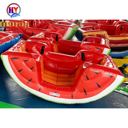 Wholesale Kids Playing Fun Toy Watermelon Inflatable Sport Games Viking Seesaw for Water Park