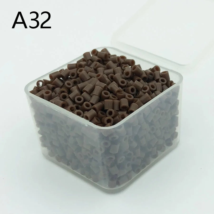 2.6mm Mini Beads/1200pcs/Box Packing Hama Beads Easy to Store For Kids Perler Iron Beads Fuse Handmade Gift Children Toy