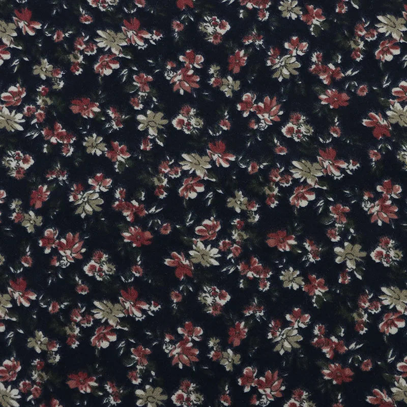 Fast Delivery High Quality Plain Active Staining Cotton Flannel Floral Fabric Casual Wear Cotton Shirt